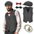 cheap Outfits-Retro Vintage Roaring 20s 1920s Outfits Waistcoat Gentleman Gangster Men&#039;s Halloween Carnival New Year Carnival Party / Evening Masquerade Adults&#039; Cravat Vest Hat All Seasons