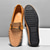abordables Mocassins décontractés-mocassins en cuir tressé pour hommes - chaussures habillées à boucle élégantes pour les occasions formelles et décontractées