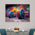 cheap Abstract Paintings-Hand Painted Gym Canvas Wall Art Barbell Graffiti Weightlifting Decor Sport Motivational  Fitness Wall Art Home Decor Large No Frame