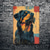preiswerte Ölgemälde-Rottweiler Pop-Art Leinwandgemälde handgemalte Wandkunst Dackel Ölgemälde handgemalte Pop-Art Leinwandgemälde handgemachte Wandkunst wunderschöne bunte Schmetterling Wandkunst Malerei