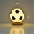 cheap Decorative Lights-3D Football Night Light Euro Cup Solid Wood Base Small Table Lamp Night Light for Study Home Kids Gift Decorations