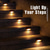 billiga Utomhuslampetter-1st 1 W Vägglampor för Utomhusbruk LED Solbelysning Pathway Lights &amp; Lanterns Soldriven Varmvit Vit Multifärg 3.7 V 1 LED-pärlor