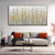 cheap Oil Paintings-oil painting large handmade Abstract flower tree oil painting Hand-painted Golden Blooms A Celebration of Nature&#039;s Vitality Oil painting handmade gold tree oil painting  Modern artwork Canvas Painting