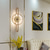 abordables Appliques murales d'intérieur-Applique murale d'intérieur LED 3 couleurs, e14/g9, applique murale ronde en cristal, luminaire de vanité, applique murale d'intérieur en cristal doré pour chambre à coucher, salon, 85-265v