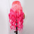 cheap Human Hair Lace Front Wigs-Human Hair Pink-Rose Gradient Color Hair 13*4 Transparent Front Lace Wig Straight Hair 180% Density For Black Women Long Human Hair Lace Wig