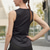 cheap Running Tee &amp; Tank Tops-Women&#039;s Workout Tank Top Running Tank Top Gym Tank Top Sleeveless Vest / Gilet Casual Athleisure Breathable Quick Dry Soft Gym Workout Running Walking Sportswear Activewear Solid Colored Black White