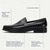 cheap Premium Leather Loafers-Men&#039;s Premium Cowhide Leather Loafers - Classic Black Slip-On Dress Shoes for Business and Formal Wear