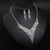 cheap Jewelry Sets-Jewelry Set 3pcs Imitation Pearl Rhinestone Earrings Necklace Women&#039;s Elegant Vintage Fashion Geometrical Geometric Jewelry Set For Wedding Party Anniversary