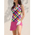 cheap Designer Collection-Women&#039;s Golf Polo Shirt Pink Sleeveless Top Ladies Golf Attire Clothes Outfits Wear Apparel