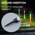 cheap Ground Lights-LED Solar Pathway Light, Outdoor Solar Lights RGB Changing Lawn Ground Lamp IP65 Waterproof Landscape Spotlights Garden Decoration Outdoor Lights  1PC