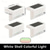 billiga Utomhuslampetter-1st 1 W Vägglampor för Utomhusbruk LED Solbelysning Pathway Lights &amp; Lanterns Soldriven Varmvit Vit Multifärg 3.7 V 1 LED-pärlor