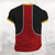baratos Camiseta Henley 3D&amp;amp;Gráfica-Homens Bandeira Futebol Americano Alemanha Camiseta Camisa Henley Manga Curta Impressão 3D Designer Étnico Rua Casual Diário Verão Primavera Preto Preto 2 Henley Camiseta Henley