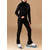 cheap Figure Skating Training Outfit-Figure Skating Fleece Jacket Figure Skating Pants Figure Skating Jacket with Pants Women&#039;s Girls&#039; Ice Skating Jacket Tights Outfits Black Dusty Rose Light Purple Patchwork Thumbhole Spandex Stretchy