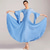 cheap Ballroom Dancewear-Ballroom Dance Dress Pure Color Splicing Women&#039;s Performance Party 3/4 Length Sleeve Crystal Cotton