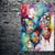 preiswerte Ölgemälde-Rottweiler Pop-Art Leinwandgemälde handgemalte Wandkunst Dackel Ölgemälde handgemalte Pop-Art Leinwandgemälde handgemachte Wandkunst wunderschöne bunte Schmetterling Wandkunst Malerei