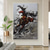 cheap Animal Paintings-Oil Painting Handmade Hand Painted Wall Art Abstract Horse Canvas Painting Home Decoration Decor Stretched Frame Ready to Hang