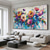 cheap Floral/Botanical Paintings-Large handmade  Colorful flower Canvas Oil Painting Handpainted Heavy Textured Palette Knife tree oil painting Wall Decor Impasto Acrylic Floral Painting for Living Room bedroom artwork wall Decor