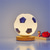 cheap Decorative Lights-3D Football Night Light Euro Cup Solid Wood Base Small Table Lamp Night Light for Study Home Kids Gift Decorations