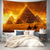 cheap Landscape Tapestry-Egyptian Pyramid Desert Hanging Tapestry Wall Art Large Tapestry Mural Decor Photograph Backdrop Blanket Curtain Home Bedroom Living Room Decoration Camels