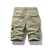 cheap Classic-Men&#039;s Tactical Shorts Cargo Shorts Shorts Buttons Elastic Waist Multi Pocket Plain Wearable Short Outdoor Daily Camping &amp; Hiking Fashion Classic Black Green