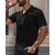 cheap Sports-Men&#039;s Golf Shirt Golf Polo Work Casual Cuban Collar Short Sleeve Basic Modern Plain Classic Spring &amp; Summer Regular Fit Black White Dark Red Golf Shirt