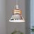 cheap Pendant Lights-LED Pendant Light Warm White 16/17cm 1-Light Industrial Metal Adjustable Ceiling Hanging Light Electroplated Modern Living Room Bedroom 110-240V