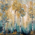 cheap Oil Paintings-Handmade Original Birch Forest Oil Painting On Canvas Wall Abstract Tree Landscape Painting for Home Decor With Stretched Frame/Without Inner Frame Painting
