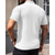 cheap Sports-Men&#039;s Golf Shirt Golf Polo Work Casual Cuban Collar Short Sleeve Basic Modern Plain Classic Spring &amp; Summer Regular Fit Black White Dark Red Golf Shirt