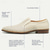 cheap Premium Leather Loafers-Men's Beige Perforated Leather Loafers, Premium Cowhide Slip-On Dress Shoes - Breathable and Stylish Footwear for Formal and Casual Occasions