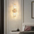 baratos Candeeiros de Parede de interior-luz de parede interna led luz de 3 cores 12cm e14 simples e moderno fundo de tv lâmpada de parede luz atmosfera de luxo cristal decoração para casa base de arandela de poupança de energia sala de