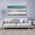 cheap Landscape Paintings-Handmade Oil Painting Canvas Wall Art Decoration Modern Abstract Sea Beach Sea Wave Landscape for Living Room Home Decor Rolled Frameless Unstretched Painting