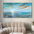 cheap Abstract Paintings-Handmade Oil Painting Canvas Wall Art Decoration Modern Texture Sunset Beach Abstract Landscape for Living Room Home Decor Rolled Frameless Unstretched Painting