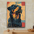 preiswerte Ölgemälde-Rottweiler Pop-Art Leinwandgemälde handgemalte Wandkunst Dackel Ölgemälde handgemalte Pop-Art Leinwandgemälde handgemachte Wandkunst wunderschöne bunte Schmetterling Wandkunst Malerei