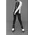 cheap Figure Skating Training Outfit-Figure Skating Fleece Jacket Figure Skating Pants Figure Skating Jacket with Pants Women&#039;s Girls&#039; Ice Skating Jacket Tights Outfits Blue+Light Blue Black White Blue Pink Patchwork Thumbhole Spandex