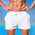 cheap Men&#039;s Swimming Shorts-Men&#039;s Board Shorts Swim Shorts Swim Trunks Drawstring Elastic Waist Plain Comfort Quick Dry Short Holiday Beach Weekend Fashion Casual Black White Micro-elastic