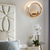 cheap Indoor Wall Lights-LED Wall Lights 3-Color 20cm 5W Modern Luxury Villa Creative Glass Chandelier Creative Corridor Wall Lamp Wall lamp Bedroom Living Room 110-240V