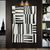 cheap Oil Paintings-Handmade Oil Painting Canvas Wall Art Decoration Abstract Black and White Minimalism Modern for Home Decor Rolled Frameless Unstretched Painting