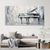 cheap Oil Paintings-Large Original Piano Oil Painting Abstract High Quality Grey Wall Art Contemporary Artwork Modern Texture Living Room Deco Customizable Gift