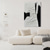 abordables Peintures à l&#039;huile-Peintures à l&#039;huile faites à la main toile mur art décoration moderne simple abstrait noir blanc pour la décoration intérieure roulé sans cadre peinture non étirée