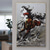 cheap Animal Paintings-Oil Painting Handmade Hand Painted Wall Art Abstract Horse Canvas Painting Home Decoration Decor Stretched Frame Ready to Hang