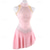 economico Abiti da Pattinaggio Artistico-Vestito da pattinaggio artistico Per donna Da ragazza Pattinaggio sul ghiaccio Vestiti Rosa Collage Scollatura posteriore Retato Elastene Elevata elasticità Addestramento Da allenamento Professionale