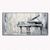 cheap Oil Paintings-Large Original Piano Oil Painting Abstract High Quality Grey Wall Art Contemporary Artwork Modern Texture Living Room Deco Customizable Gift