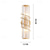 baratos Candeeiros de Parede de interior-luz de parede interna led luz de 3 cores 12cm e14 simples e moderno fundo de tv lâmpada de parede luz atmosfera de luxo cristal decoração para casa base de arandela de poupança de energia sala de