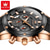 abordables Montres à quartz-OLEVS Hommes Montres à quartz Extérieur Sportif Mode Montre Bracelet Lumineux Calendrier Chronographe IMPERMÉABLE Gel de Silicone Suivre