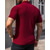 cheap Sports-Men&#039;s Golf Shirt Golf Polo Work Casual Cuban Collar Short Sleeve Basic Modern Plain Classic Spring &amp; Summer Regular Fit Black White Dark Red Golf Shirt