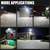 cheap Street Lights-New Solar Street Light Human Induction Light, Remote-Controlled Road Light Outdoor Waterproof High-Power Super Bright Home Courtyard Light Garage Road Garden Lighting 1PC