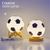 cheap Decorative Lights-3D Football Night Light Euro Cup Solid Wood Base Small Table Lamp Night Light for Study Home Kids Gift Decorations