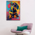preiswerte Ölgemälde-Rottweiler Pop-Art Leinwandgemälde handgemalte Wandkunst Dackel Ölgemälde handgemalte Pop-Art Leinwandgemälde handgemachte Wandkunst wunderschöne bunte Schmetterling Wandkunst Malerei