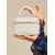preiswerte Handtaschen und Tragetaschen-Damen Stoffbeutel Abendtasche Box Tasche PU-Leder Party Festtage Hochzeitsfeier Reißverschluss Kette Leichtgewichtig Multi-Carry Feste Farbe Gesteppt Schwarz Weiß Rosa