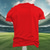 cheap Sports Gym T shirts-Men&#039;s Croatia T shirt Short Sleeve T shirt 3D Print Crew Neck Shirt Outdoor Athleisure Red Summer Spring Clothing Apparel S M L XL XXL XXXL
